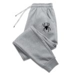 Women's Simple Spider Elastic Waist Pants Jogger