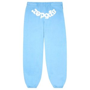 Web Sweatpants – Sky Blue - Sp5der Official