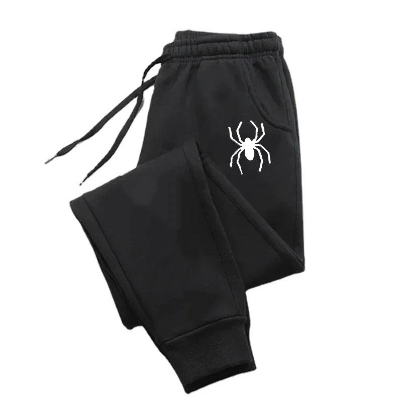 Women's Simple Spider Elastic Waist Pants Jogger Women's Simple Spider Elastic Waist Pants Jogger