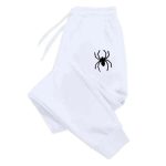 Women's Simple Spider Elastic Waist Pants Jogger